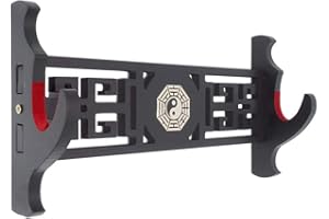 Z-fiber Supporto da Parete Spada Porta Spada espositore Imbottito Katana Wakizashi Genji e Samurai Spade Motivo Gossip,1 Tier