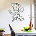 Produktbild wandaufkleber baum mit fotos Kitchen Wall Decals Sticker Flatware Chef Vinyl Home Decor Decal Interior Design Cafe Restaurant Art Mural