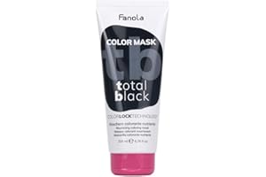 FANOLA Maschera colorante capelli TOTAL BLACK 200 ML