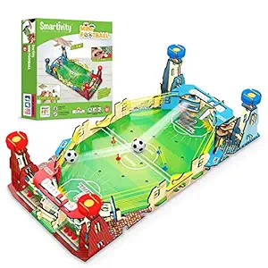 Smartivity DIY Mini Football, Soccer Table STEM Educational Fun Toys, Educational & Construction Based Activity Game for Kids 6 to 14, Gifts for Boys & Girls, Made in India