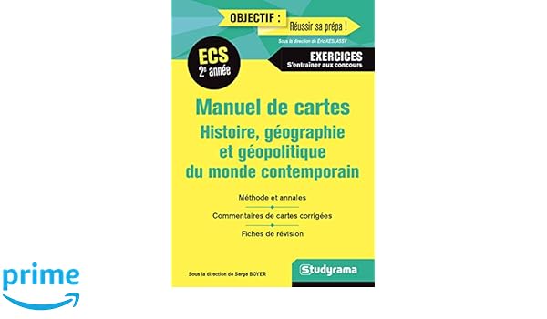 Amazonfr Manuel De Cartes Ecs 2e Année Histoire - 