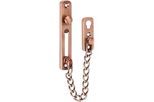 Cadena Puerta, SAYAYO Cerradura Puerta Interior Cadena Seguridad Puerta Acero inoxidable con Tornillos para Puerta Interior y Seguridad del Hogar, EFD9000-R