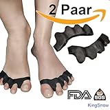 KingSnow Zehenspreizer wirkt Hallux Valgus Schmerzen entgegen