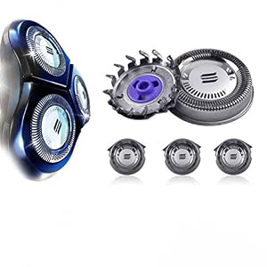 Shaver Head Replacement - Tinksky 3pcs Replacement Heads for Norelco HQ8(Silver) - Image 4