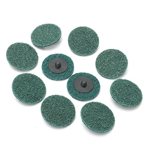 (Promotions)Baban 25tlg Schleifscheiben 2 “ Feines Grit Premium Grade Reinigung Conditioning Roll Lock Oberfläche Grün - 4