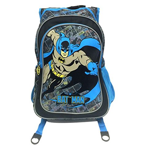 BB Designs Europe Limited Zapatillas de Batman Junior mochila mochila, multicolor (negro/azul)