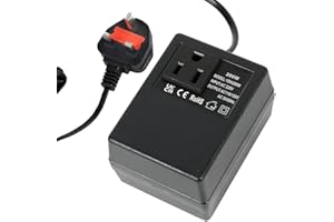 XPJBKC Step Down Power Voltage Converter Transformer 220V/240V to 110V/120V, 200W US to UK Voltage Converter, 220V to 110V Converter for Travel Hotel Household, Intelligent and Efficient
