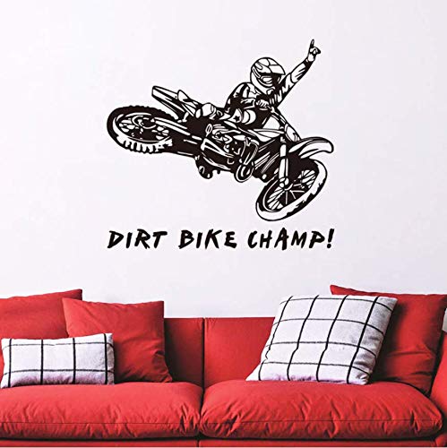 Preisvergleich Produktbild Geländewagen Champion Angebot Vinyl Wandaufkleber Kinderzimmer Wandbilder Motorrad Meisterschaft Wandtattoos Wohnkultur Wohnzimmer