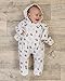 The Essential One - Newborn Unisex Baby Pramsuit Snowsuit - Bunny Print - Newborn - EO210