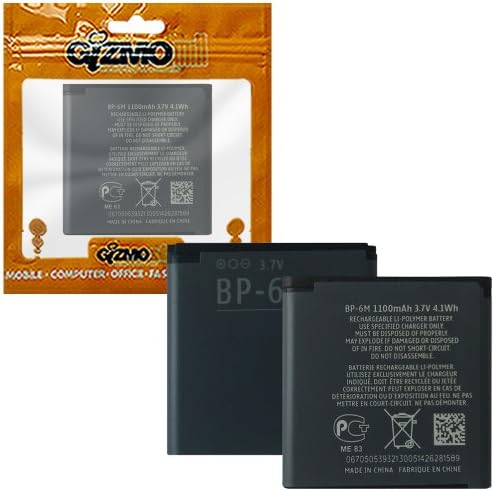 High Capacity Replacement Battery BP-6M For N73 6280 N93 6288 6233 3250