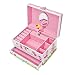 Enchanted Fairy Tale Kids Musical Jewellery Box - Glittery Kids Music Box with Ring Holder - Lucy Locket