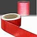 Produktbild EMOTREE 10Mx 5cm Rot Reflektorfolie Reflektorband Selbstklebend Warnaufkleber