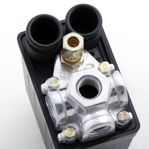 SODIAL(R) Luft Kompressor Druckschalter Regelventil 90-120 PSI 240V - 4