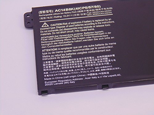 15.2V 3220mAh 48Wh AC14B8K Laptop Akku Fur Acer Chrombook 13 CB5-311 Acer TraveMate B115-M PackardBell EasyNote LG71BM TG71BM - 4