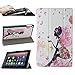 Price comparison product image Wisteke Case for HD 10 (10" Tablet, 7th Generation), PU Leather Folio Case Cover with Viewing/Typing Stand, Fits 2017 Release HD 10" Tablet (Elf Girl)