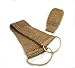 Back and Body Scrubber, Hemp, Natural Exfoliating, Durable Machine Washable, Free Mitt.