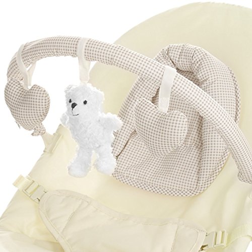 Obaby B is for Bear Vibrating Baby Bouncer in Honey Cream