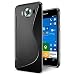 Produktbild Microsoft Lumia 950 Hülle, Conie Mobile Ultra Slim Backcover Schutzhülle TPU Silikon Rückschale Cover in Schwarz