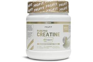 PR PROFIT PROFIT - PurePRO Creatine (Creapure®) - 500 gr, Sin sabor - Creatina pura para mejorar el rendimiento, la fuerza y la masa muscular - Con gran biodisponibilidad