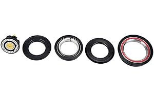 YOSOO HEALTH GEAR Bicycle Headset Bearing Kit, ZS44 ZS56 4456ST, Tapered to Straight Tube Fork, Road Mountain Bike