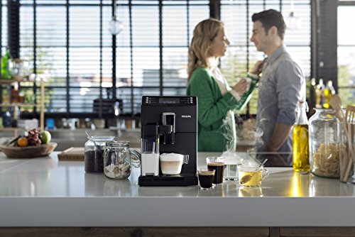 Philips EP3550/00 Kaffeevollautomat, Milchkaraffe, AquaClean, schwarz - 3