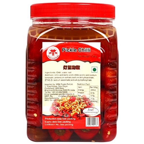 Triple Elephant Pickle Chilli, 1.5Kg RS.750 (21.00% Off) - Amazon