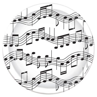 Price comparison product image Musical Note 9" Plates