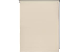 Estores enrollables Opacos Premium, Estor Opaco para Máxima Privacidad con Fácil Instalación en Techo o Pared, Persiana Opaca para Salon o Dormitorio STORESBASIC Piedra 140x250