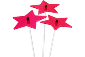 Cazador-del-sol ® - L'original - Bouquet d'étoiles - Lot de 3 - Étoile attrape-soleil rouge - Diamètre : 8 cm - Hauteur : 25 cm