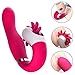 Produktbild Personal Massager - Waterproof USB Rechargeable Vibrating Power wand massager vibrator - MLMLCA Silicone 12 Speed GSpot Vagina and CliToris Vibrating Vibra-Tor S-E-X Toy for Women or Couples (Pink)
