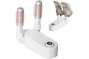 SKIKHN Asciuga Scarpe Elettrico, Asciuga Stivali Pieghevole, asciuga guanti, Asciuga Scarponi in Modo Veloce con Timer Intelligente, Elimina Efficacemente gli Odori, per Scarpe, Guanti, Cappelli