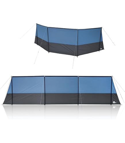 Paravent De Camping Skandika Bora 4.5m Ou 6m - Brise-Vue Avec Mâts Acier - Protection Vent Et Intimité - Jardin/Plage