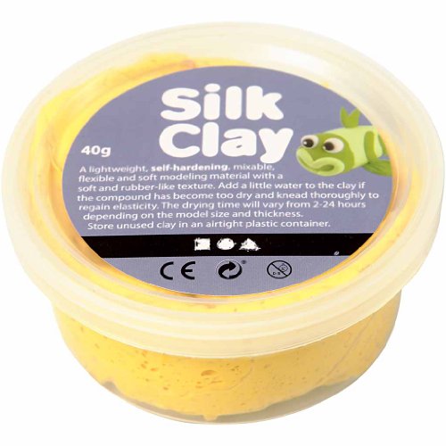 Silk Clay® , amarillo, 40gr