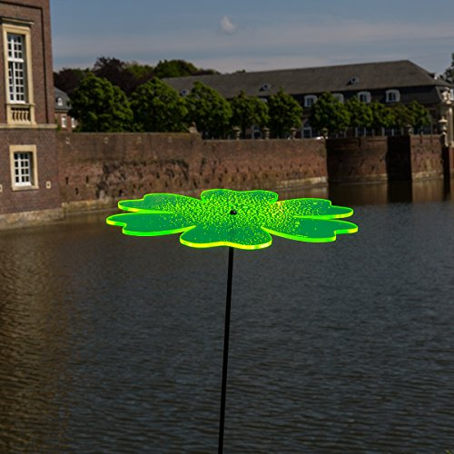 SUNPLAY Sonnenfänger „Butterblume“ im FARBMIX, 5 Stück zu je 20 cm Durchmesser im Set + 70 cm Schwingstäbe - 4