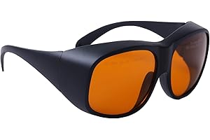 LaserPair láser protectores lentes 200-540nm diámetro 6 +; 900-1100 nm diámetro 5 + q interruptores para eliminar los lentes láser de Seguridad para tatuajes, aplicables al técnico láser