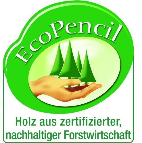 Faber-Castell 280921 Farbstift Jumbo Grip 8er mit Bleistift und Namensfeldstift - 8