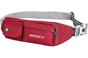 Waterfly Sac Banane Homme Femme, Sacoche Banane Convient pour la Randonnée, l'escalade, la Course, Les Voyages