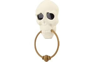Halloween Skull Doorbell Scary Skull Head Doorbell Skull Style Doorbell med Upplysta ögonbollar och Ljud för Barpartiets Husdekoration