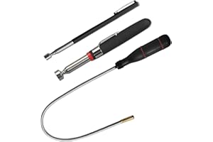 KAIYAYA 3 Pcs Aimant Telescopique,Magnétiques Télescopiques,60CM Outil de Ramassage Magnétique Flexible Tige Récupérateur Aimantée pour Ramasser de Petites Pièces,Objets Métalliques(1.5 LB 3 LB 5 LB)