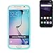 Produktbild Silikonbumper / Bumper aus TPU für ZTE Blade V8, Türkis / Blau | Schutzrahmen Schutzring für Smartphone Case Hülle Schutzhülle - K-S-Trade (TM)