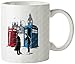 Produktbild Cabins Collide Doctor Who David Tennant Benedict Cumberbatch Sherlock Sherlock Holmes Mashup Personalized Coffee Cups Tea Mug by Hot Joye