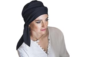 CAREBELL Smooth - Turbante gorro oncologico de bambú para quimioterapia o alopecia