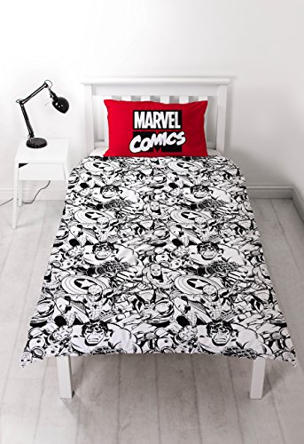 Marvel Comics Kinder/Jungen offizielle Defenders Wende Bettbezug / Bettwäsche Set Single (Einzelbett) (Bunt) - 2