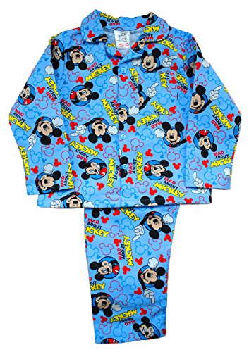 Boys Mickey Mouse Buttoned Pyjamas (3-4 Years)