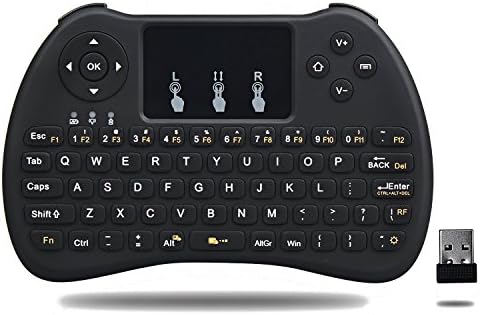 HORIZONTAL 2.4Ghz Mini Wireless Keyboard Mouse Rechargable Touchpad Li ion Battery for PC Pad Xbox 360 PS3 Google Android TV Box HTPC IPTV