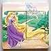 Produktbild ACNails-Lichtschalter Wandsticker Aufkleber Wandtattoo Kinder Cartoon Prinzessin Rapunzel Neu Verföhnt Motiv Deko Schalter #163