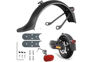 Baisirui Garde Boue Arrière Trottinette Electrique Avec Support Métallique, Accessoire Trottinette Electrique Pour Garde Boue Xiaomi M365 1s Essential Pro 2 Mi 3 Electric Scooter (noir)