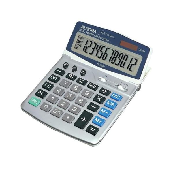 Aurora DT401 calculator - calculators (Desktop, Basic calculator, Grey, 165 x 228 x 32 mm)
