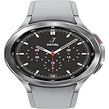 Samsung Galaxy Watch4 Classic 46 mm SmartWatch SmartWatch Acier Inoxydable, Virole rotative, Surveillance Bien-être, Fitness