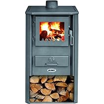 Blinky Stufa A Legna Antracite | 5.2 Kw Di Potenza | Con Vetro | Design Moderno E Funzionale - Foto 9